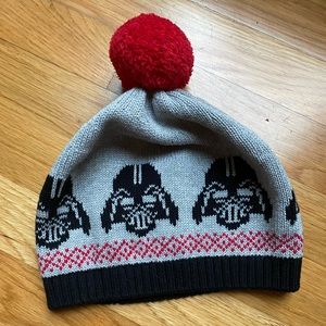 Hanna Andersson Star Wars Darth Vader winter knit Pom Pom hat